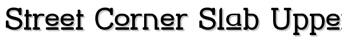 Street Corner Slab Upper font